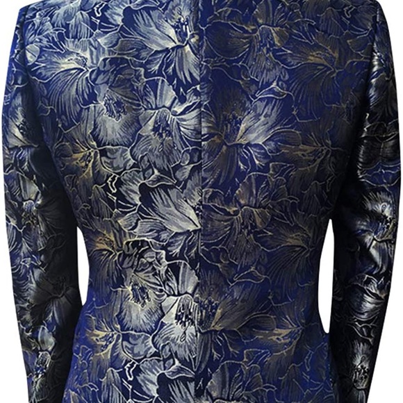 Boys 2 piece suit. Size 150. Purchased on Amazon. Please see size chart. - Picture 2 of 5